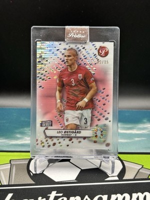 2022 TOPPS Pristine UEFA Euro National Debut /15 Card Leo Ostigard Norway