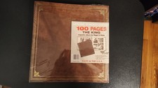 Regal  Wade 100 Page Magnetic Photo Album Genuine Bonded Leather The King NEW