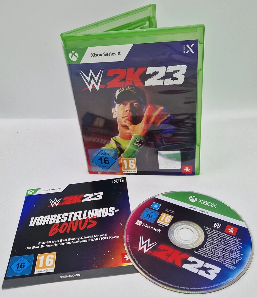 WWE 2K23   | Microsoft Xbox Series X  | Zustand DISK sehr gut
