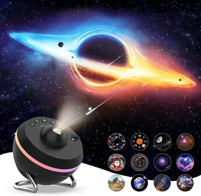 New PRO Planetarium Galaxy Projector 4K HD Rotating Starry Sky Night Light Bed