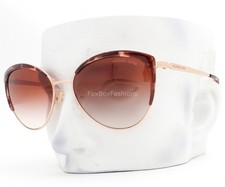 Michael Kors Key Biscayne Sunglasses Blush Brown Tortoise Rose Gold MK1046 wcase