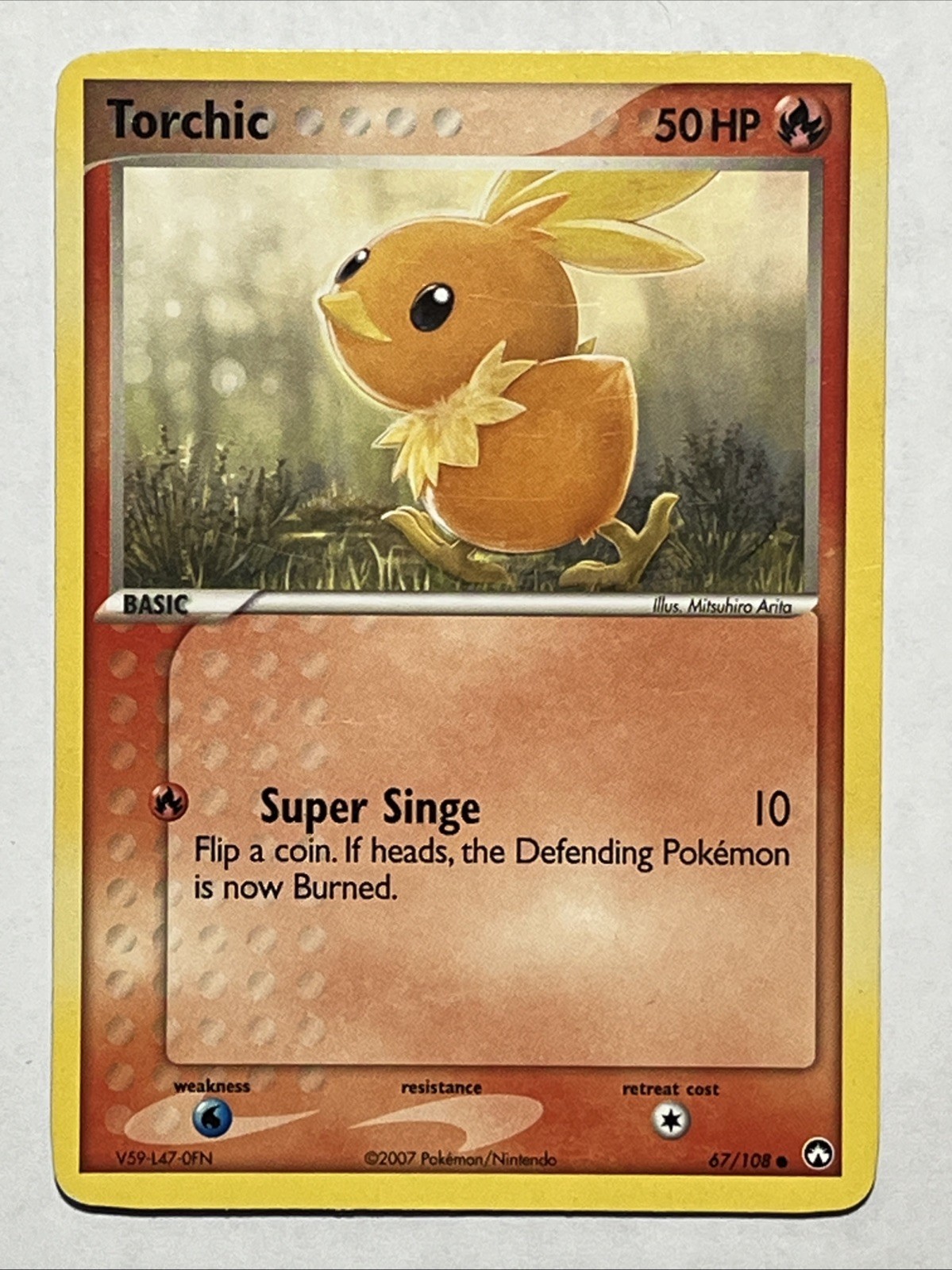 Torchic 67/108- EX Power Keepers- Common- LP