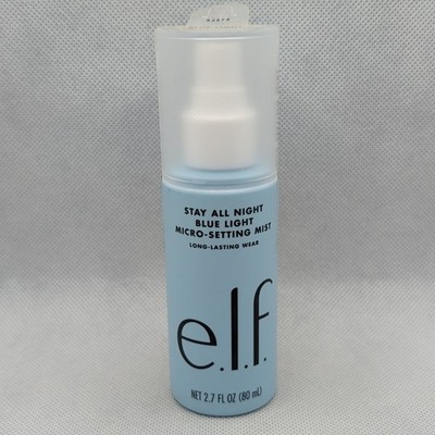Elf Stay All Night Blue Light Micro-Setting Mist Spray Long Lasting Wear 2.7oz