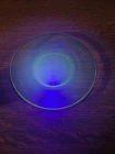 Vintage Federal Uranium Glass Plate Depression Era Plates Glowin