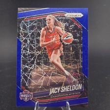 2025 Panini Prizm WNBA - Jacy Sheldon #113 Blue Velocity Prizm