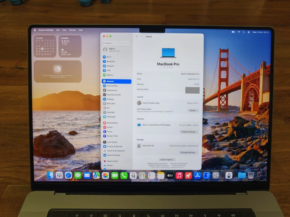 Apple MacBook Pro 16" M1 Pro · 16GB · 1TB, photo 3 of 5