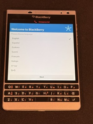 Blackberry Q30 Passport SE Arabic language Variant