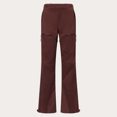 NWOT $395 Oakley Womens Outpost RC Shell Pant Snow Ski Size Small Grenache Recco