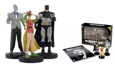 Batman The Dark Knight Returns 3 Figuren DC Comics Eaglemoss Set mit Magazin