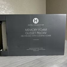 Hotel Collection Memory Foam Gusset Gel Infused Pillow STANDARD / QUEEN