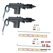 ESUPPORT Universal Car Heavy Duty High Power Door Lock Actuator 2 Wire 12V 2Pcs
