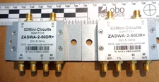 One Mini-Circuits ZASWA-2-50DR+ DC-5GHz SMA RF Switch / Splitter / Coupler