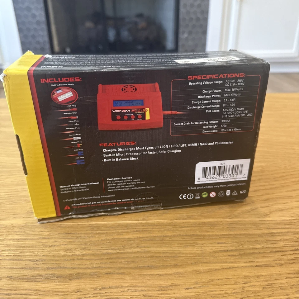 Venom Pro 2 LiPo/NiMH AC/DC RC Battery Charger 0677 Traxxas E-Revo Savage Slash - Image 3 of 4