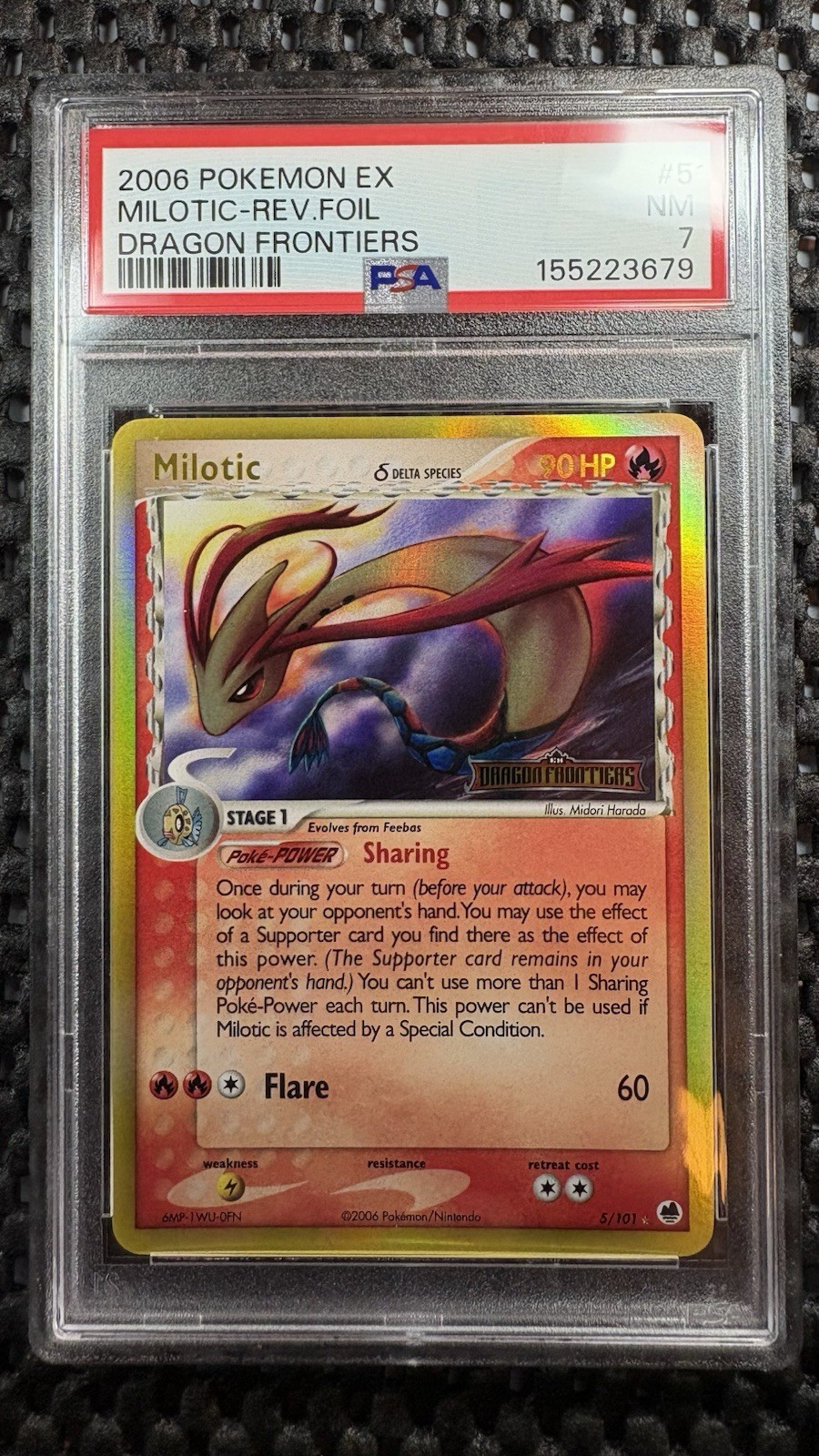 Milotic (Delta Species) 5/101 Dragon Frontiers Reverse Holo