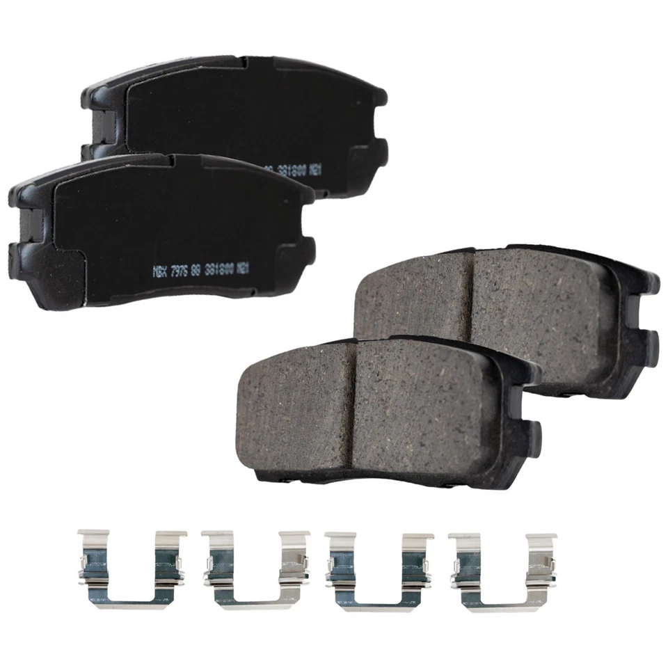 Rear Brake Disc Rotors and Pads Kit for Isuzu Axiom Rodeo Sport Trooper Passport - Image 3 of 4