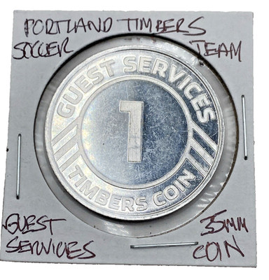 Portland Timbers Soccer Team Guest Services Coin 35mm #1 Aluminum MLS Token VTG