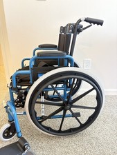 Medline Kids Size Wheelchair 14x12 . Up To 150 Lbs, Lightweight With A Strap