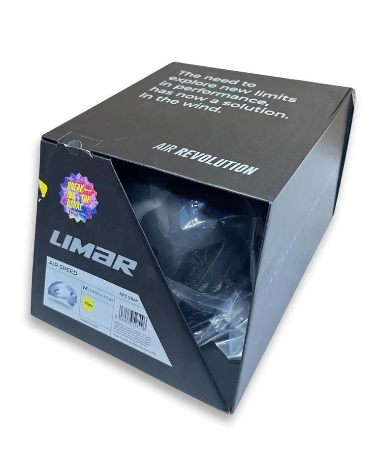 Casco de bicicleta Limar Air Speed MIPS — gris años 60, carretera/grava, talla M, nuevo en caja Foto 2 de 4