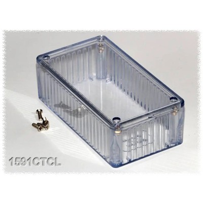 Hammond Electronics Gehäuse Kasten Polycarbonat Natur 1591DTCL 150x80x50