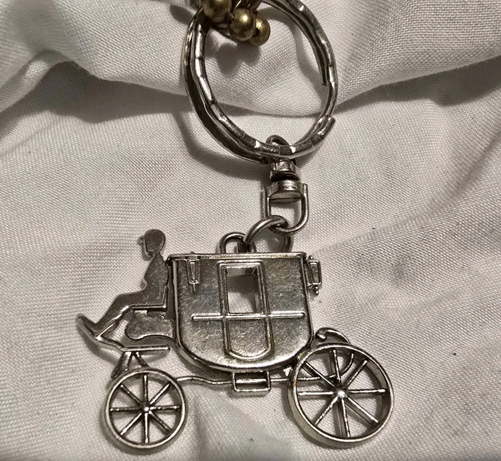 Coach Vintage Horse & Carriage Charm Hang Tag - Gem