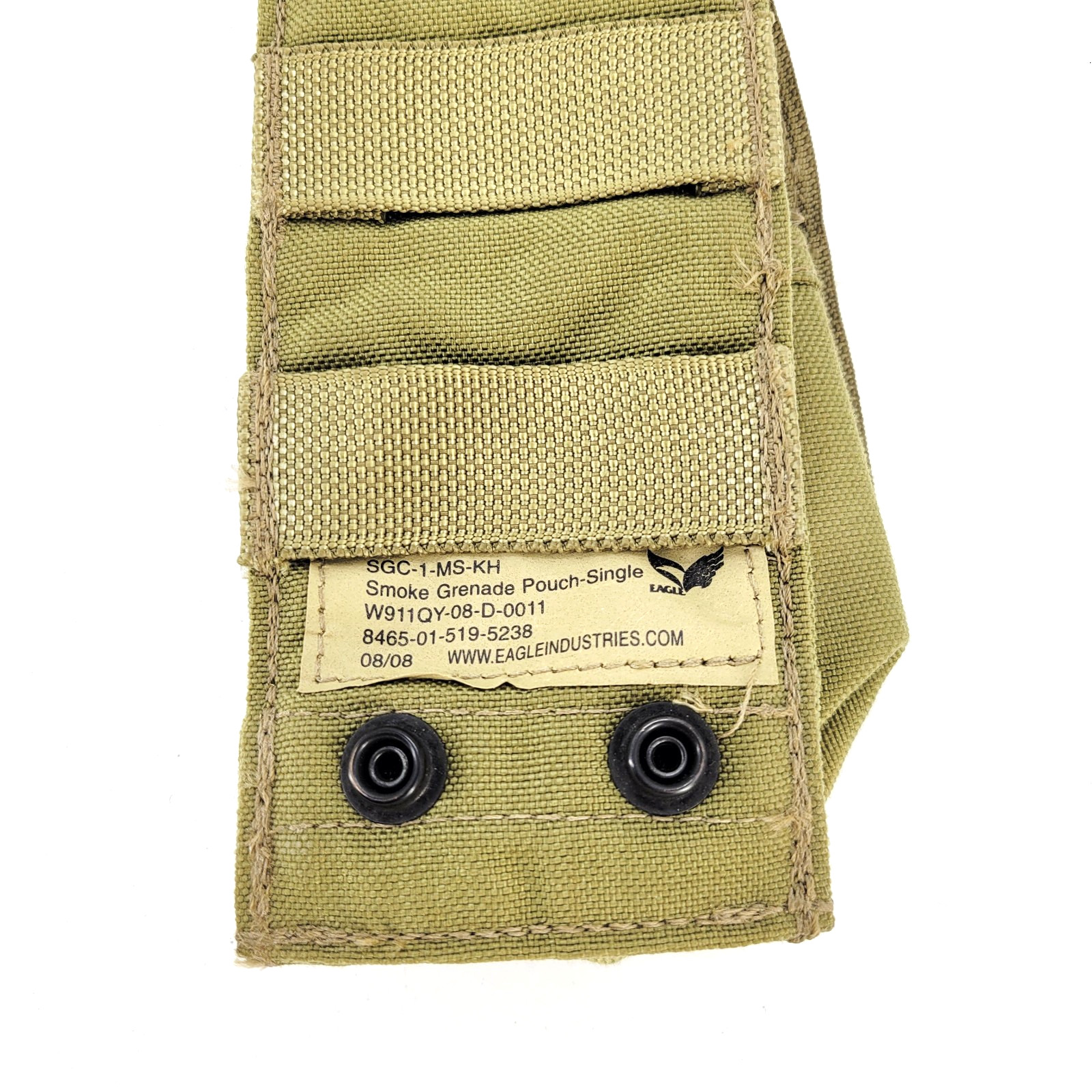 Eagle Industries SFLCS Smoke Grenade Pouch Khaki MOLLE NSN 8465-01-519-5238