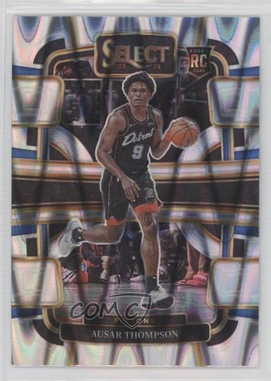2023-24 Panini Select Concourse Tectonic Prizm Ausar Thompson #95 0g27