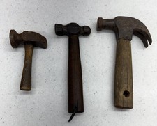 Collection of 3 Hammers Vintage Tools Small S...