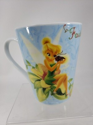 Disney Tinkerbell Coffee Tea Hot Cocoa Mug Faith Trust & Pixie Dust Tink