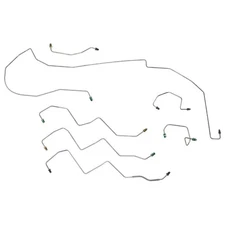 Brake Line Kit Front Tubes ABS 4wd 4 Wheel Disc 2002-03 Durango Stainless 7pc