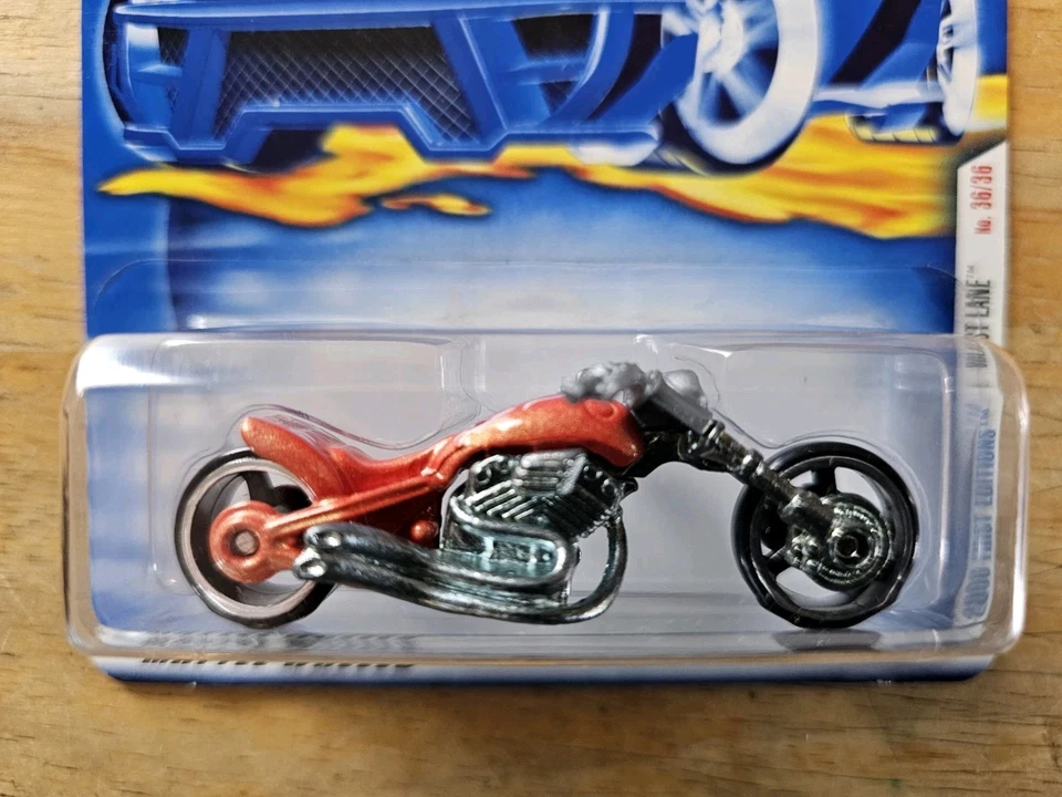 Hot Wheels Blast Lane, Orange; 2000 First Editions Series 36/36, Collector # 096 - Image 2 of 4