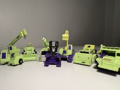 Vintage G1 Devastator Complete 6-Bot Set | 1985 Hasbro | First Combiner | READ
