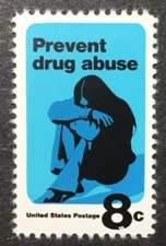 US Scott #1438 Drug Addiction 8 Cent MNH