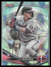 2022 Bowman's Best Aqua Lava Refractors #59 Jose Miranda /199
