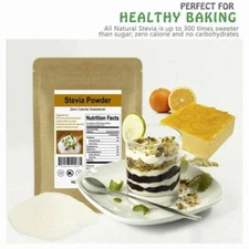 Pure Natural Stevia Powder Extract Sweetener Sugar Substitute Zero Calorie