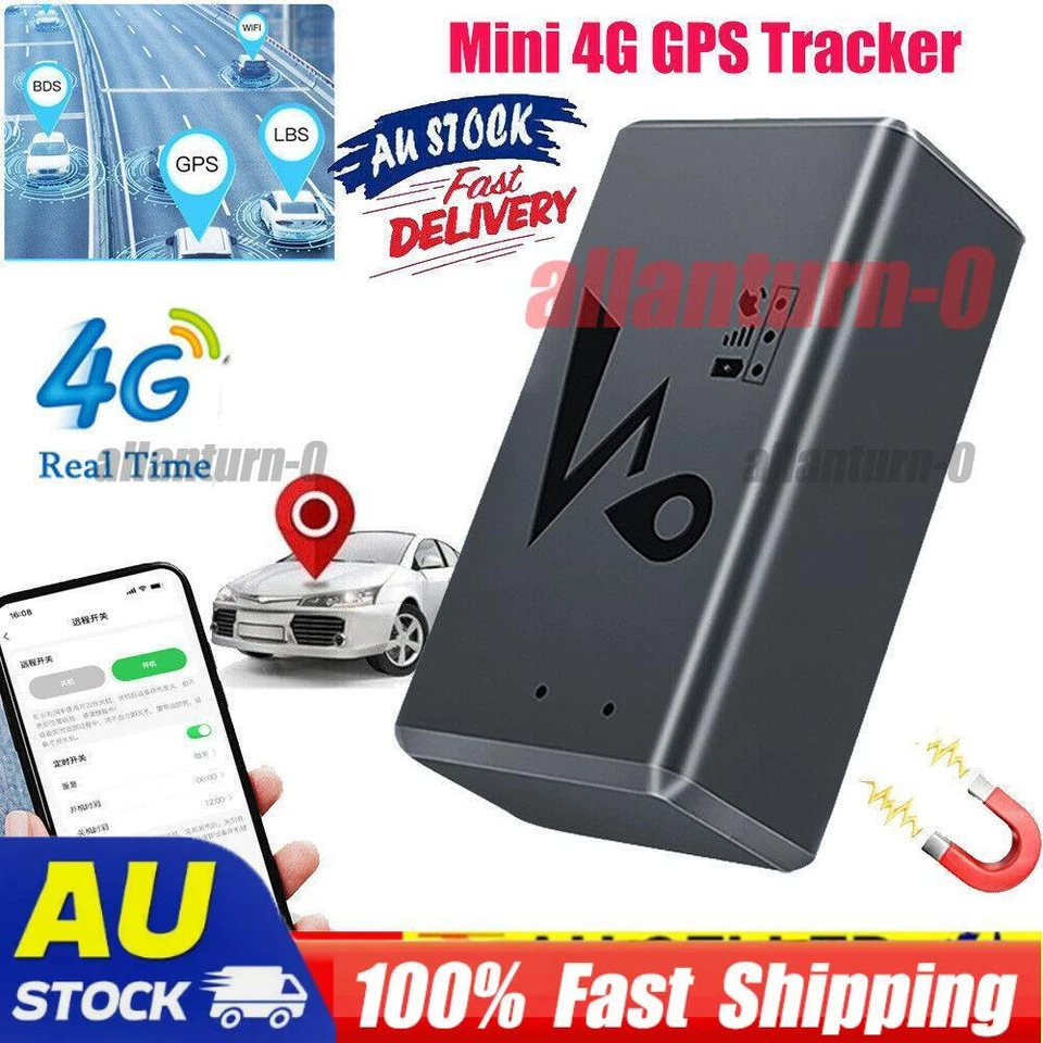 4G Real Time GPS Tracker Magnetic Alarms Live Tracking Vehicle Car Mini Tracker.