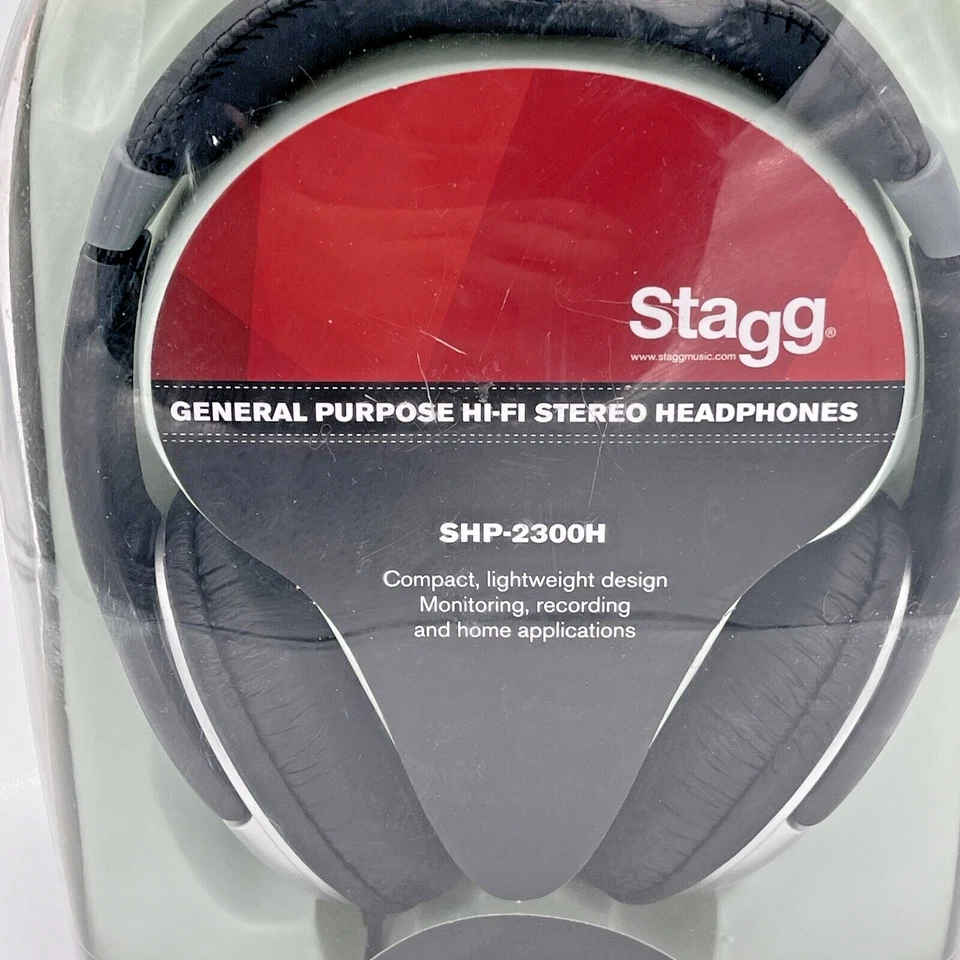 Nuevo en caja Stagg SHP-2300H Auriculares Estéreo HiFi Ligeros Estéreo Monitoreo Auriculares Foto 2 de 3