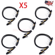 X5 Power Adapter PCIE Cable 10pin to 8 8pin For HP DL380 G9 Gen9 and GPU 63cm