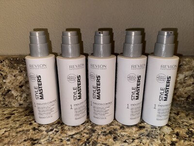 NOS REVLON Style Masters 1 Endless Control Hair Controller Wax Lot of 5x5.1floz