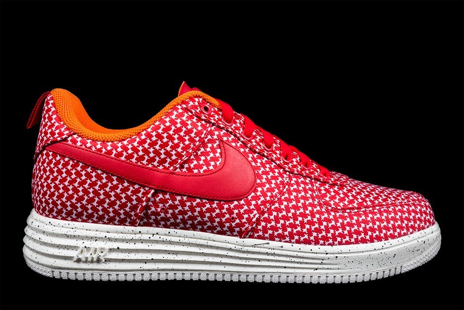 Nike Lunar Force 1 Undefeated SP Sz 14 University Red 652805