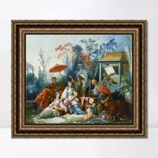 Framed Canvas Giclee Print Series#067 by Francois Boucher Wall Art Home Decor