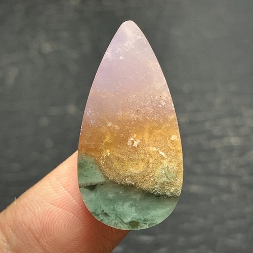 Opalized Coral Fossil Chalcedony Cabochon 27.5x14x6mm High Quality 19.5 ct - Picture 6 of 6
