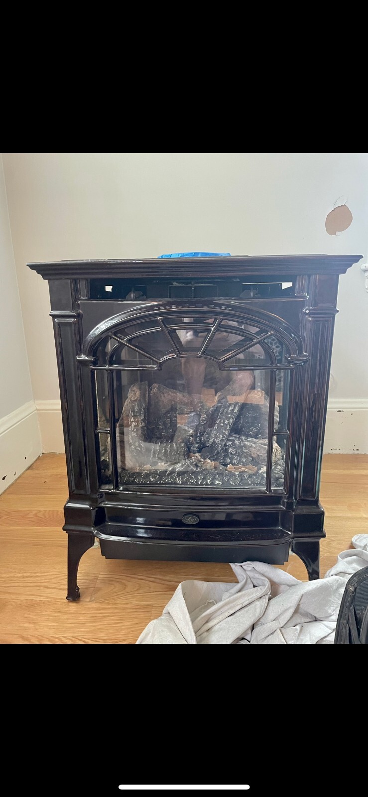 EUC lopi gas stove with all interior venting components eBay