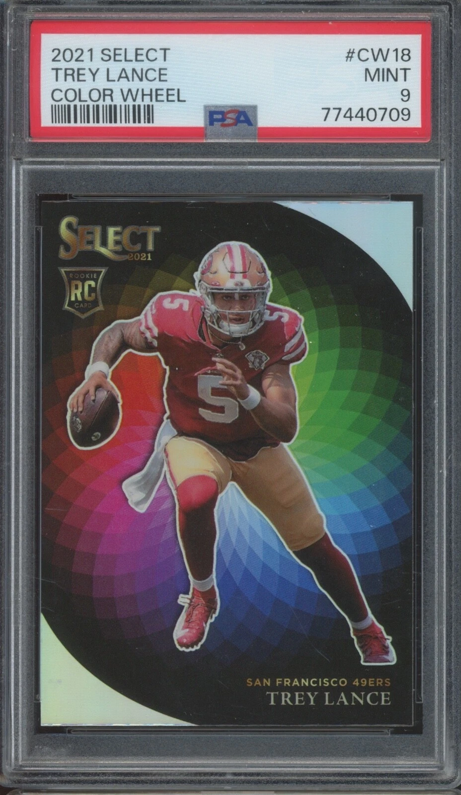 Trey Lance Panini Select Color Wheel #CW18 Base