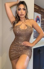 Fashionova Sequin Mini Dress UK M