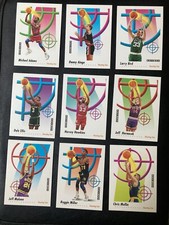 1991-92 Skybox Shooting Star #589-602 Lot of 14 Mint Cards. Bird,  Malone 