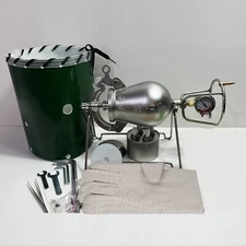 1000ml Chinese Stainless Steel Popcorn Machine Maker Food Amplifier Cannon Large