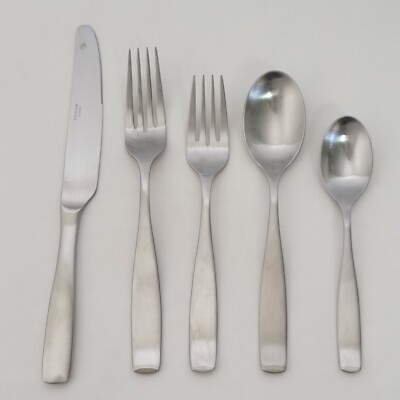 5 Piece Place Setting Towle TWS482 Satin Stainless Flatware Made in Vietnam