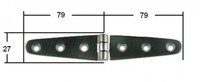 Edelstahl-Scharnier 158Mmx27Mm ARBO-INOX