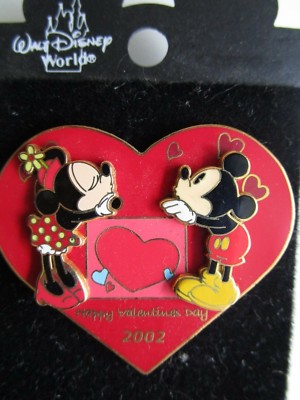 Pin 9634 WDW - Happy Valentine's Day 2002 - Mickey & Minnie DISNEY