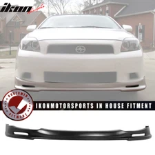 Fits 05-10 Scion tC Mugen Style Front Bumper Lip Spoiler Kit Unpainted Black PU